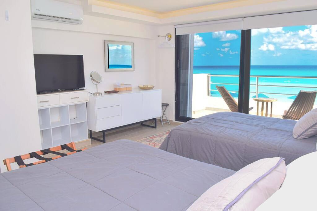 Ocean Front Villa Marlin, Best Location In Hotel Zone #109 Cancun Luaran gambar